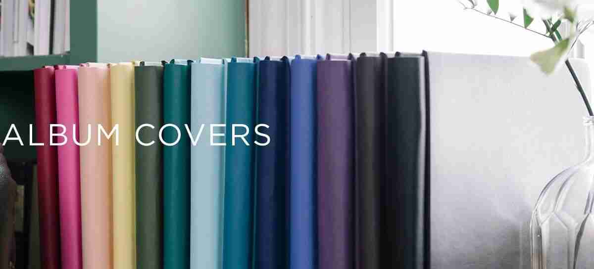 Solid color photo albums