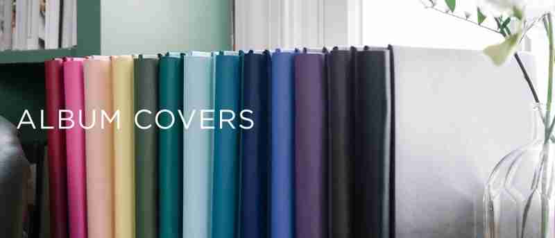 Solid color photo albums